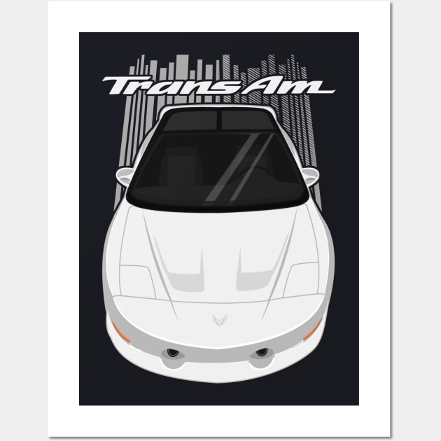 Firebird Trans Am 93-97 - White Wall Art by V8social